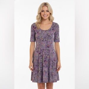 Lularoe bird print dress size small